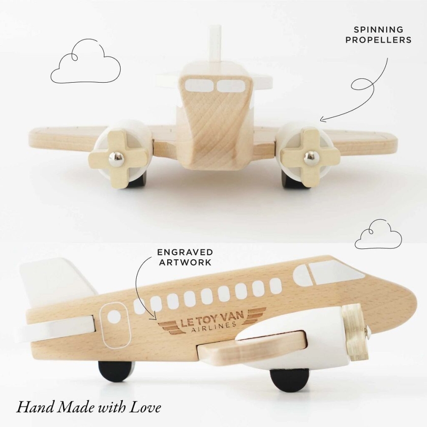 Le Toy Van - Drveni avion
