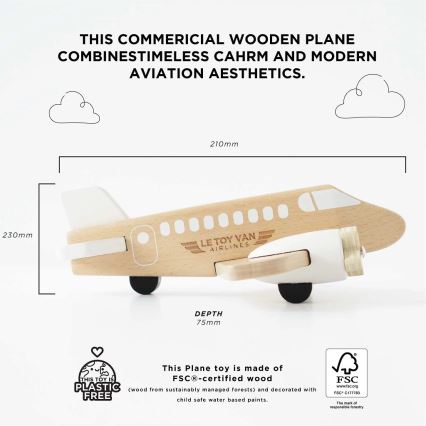 Le Toy Van - Drveni avion