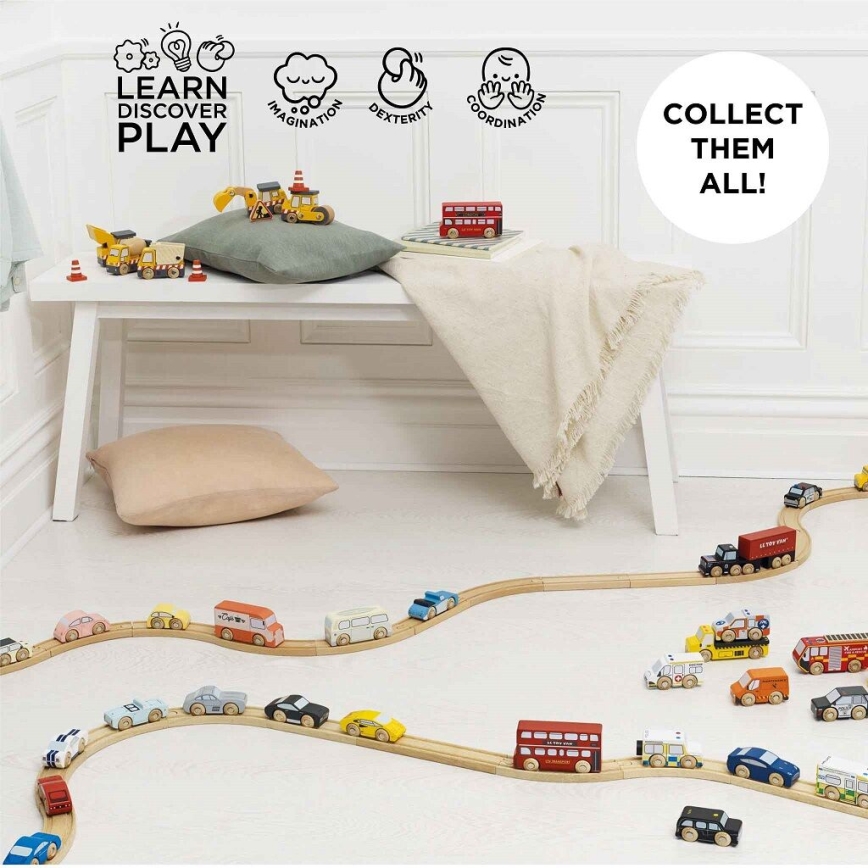 Le Toy Van - Set spasilačkih vozila s helikopterom