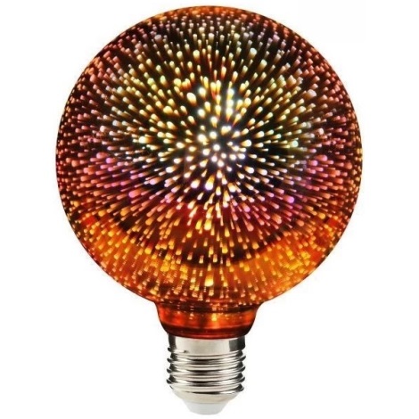 LED 3D Dekorativna žarulja E27/2W/230V - Aigostar