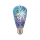 LED 3D Dekorativna žarulja FILAMENT ST64 E27/3W/230V 3000K