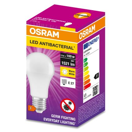 LED Antibakterijska žarulja A100 E27/13W/230V 2700K - Osram