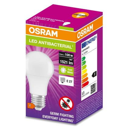 LED Antibakterijska žarulja A100 E27/13W/230V 4000K - Osram