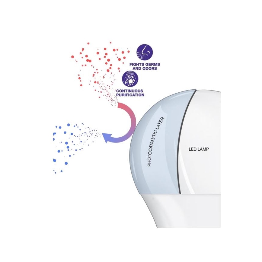 LED Antibakterijska žarulja A60 E27/8,5W/230V 4000K - Osram