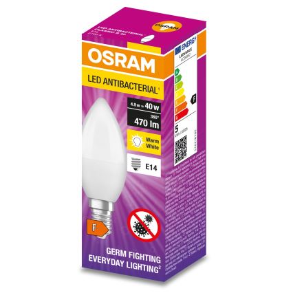 LED Antibakterijska žarulja B40 E14/4,9W/230V 2700K - Osram