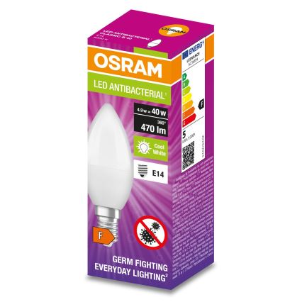 LED Antibakterijska žarulja B40 E14/4,9W/230V 4000K - Osram