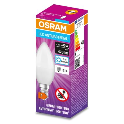 LED Antibakterijska žarulja B40 E14/4,9W/230V 6500K - Osram