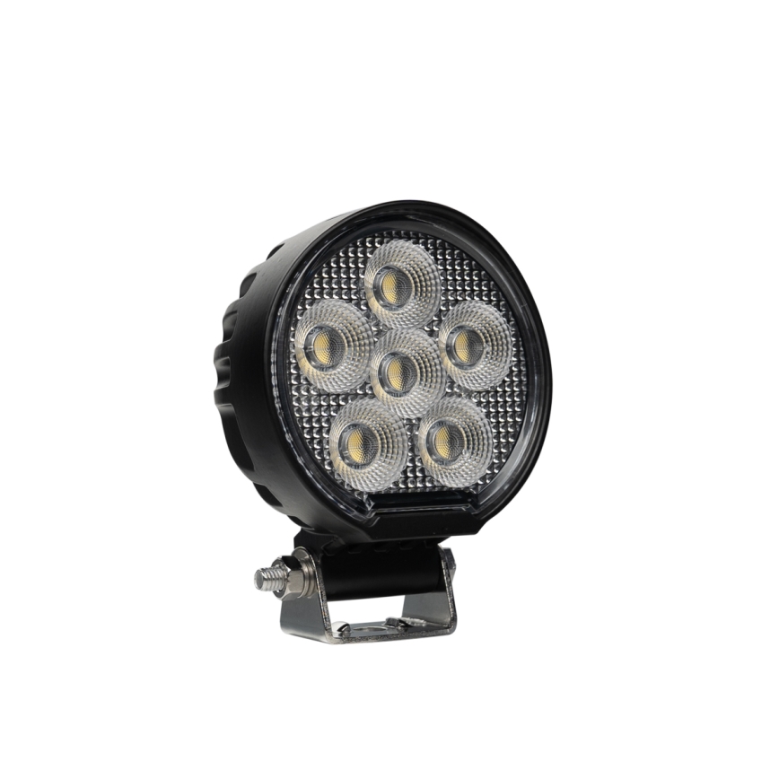 LED točkasto svjetlo za automobil BLACK LED/24W/10-30V IP69 5700K okruglo