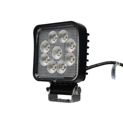 LED Reflektor za automobil BLACK LED/36W/10-30V IP69 5700K kvadratni