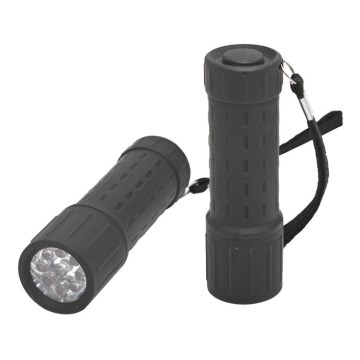 LED baterijska svjetiljka LED/3xAAA crna