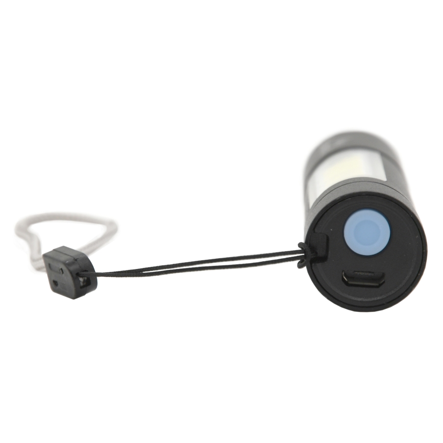 LED Baterijska svjetiljka LED/400mAh crna