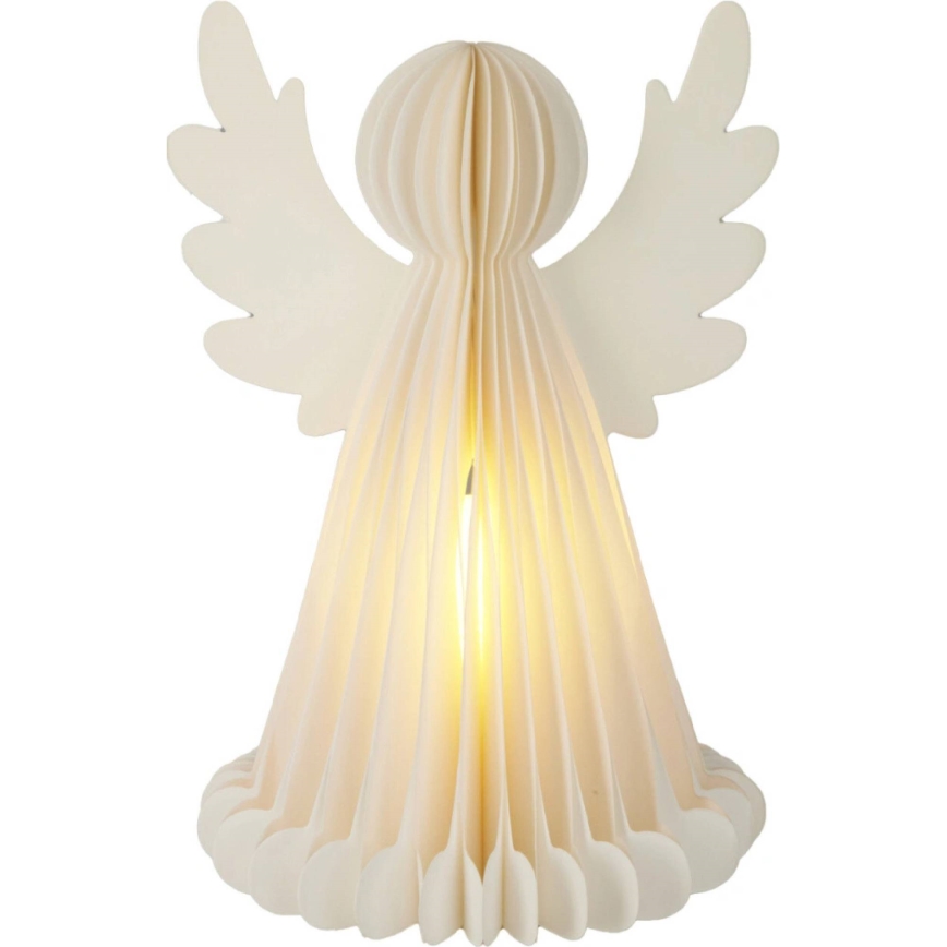 LED Božićna dekoracija 12xLED/3xAA 38 cm topla bijela anđeo
