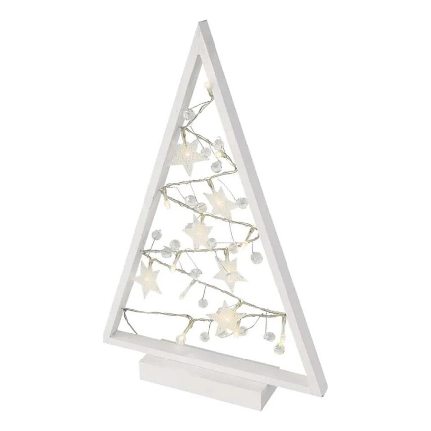 LED Božićna dekoracija 15xLED/2xAA božićno drvce