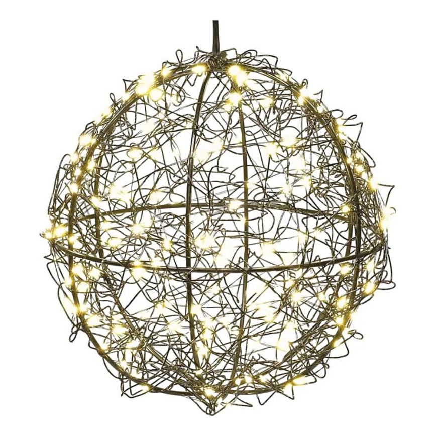 LED božićna dekoracija 200xLED/230V promjer 20 cm