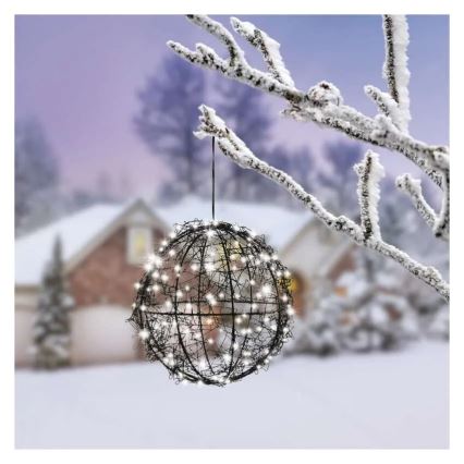 LED božićna dekoracija 200xLED/230V promjer 20 cm