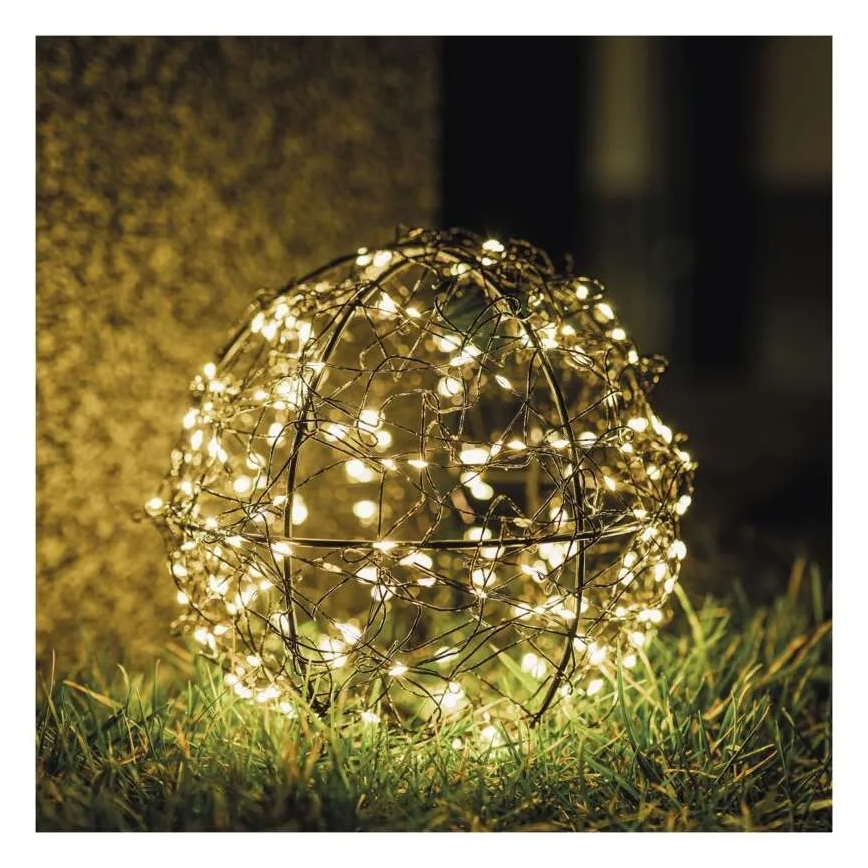 LED božićna dekoracija 200xLED/230V promjer 20 cm