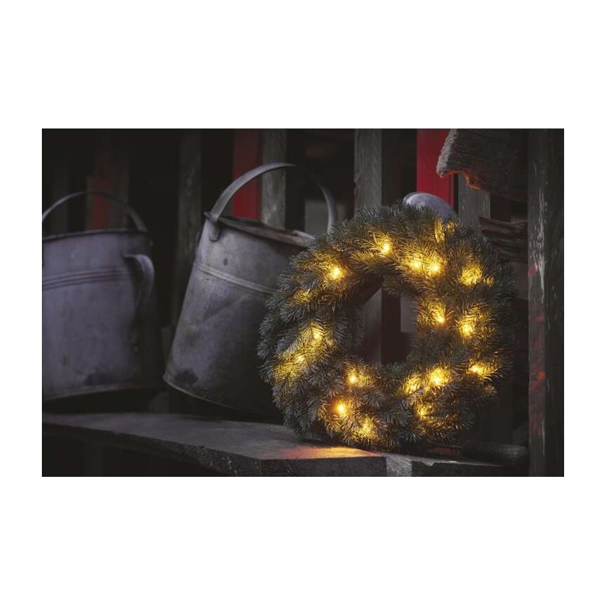 LED Božićna dekoracija 20xLED/2xAA pr. 40 cm