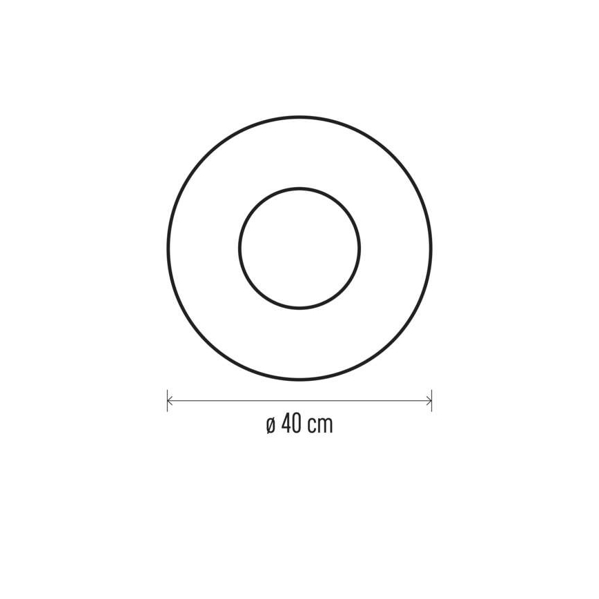 LED Božićna dekoracija 20xLED/2xAA pr. 40 cm