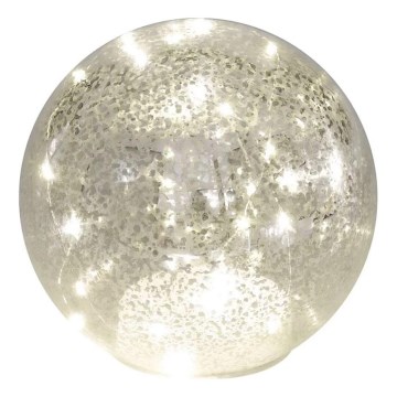 LED božićna dekoracija 20xLED/3xAA kugla promjera 15 cm
