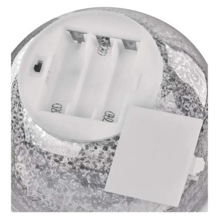 LED božićna dekoracija 20xLED/3xAA kugla promjera 15 cm