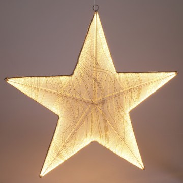 LED božićna dekoracija 248xLED/6W/230V 59 cm topla bijela zvijezda/zlatna