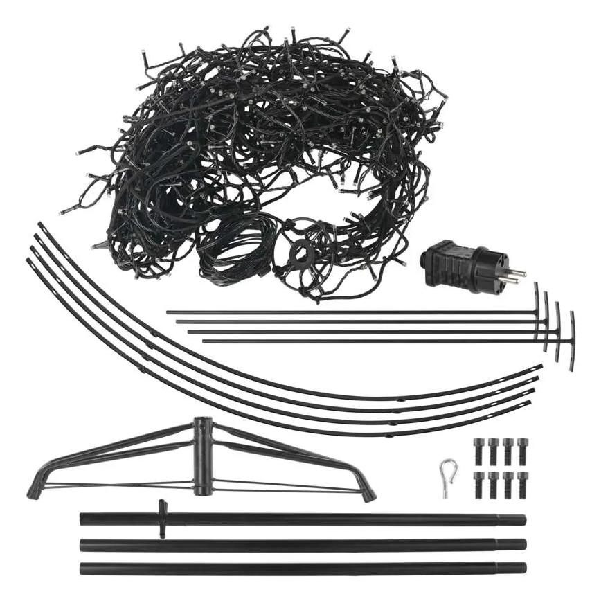 LED božićna dekoracija 480 LED/230 V IP44 180 cm