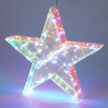 LED Božićna dekoracija 50xLED/3xAA 40 cm topla bijela zvijezda