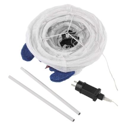 LED Božićna dekoracija 60xLED 60cm IP44 hladna bijela