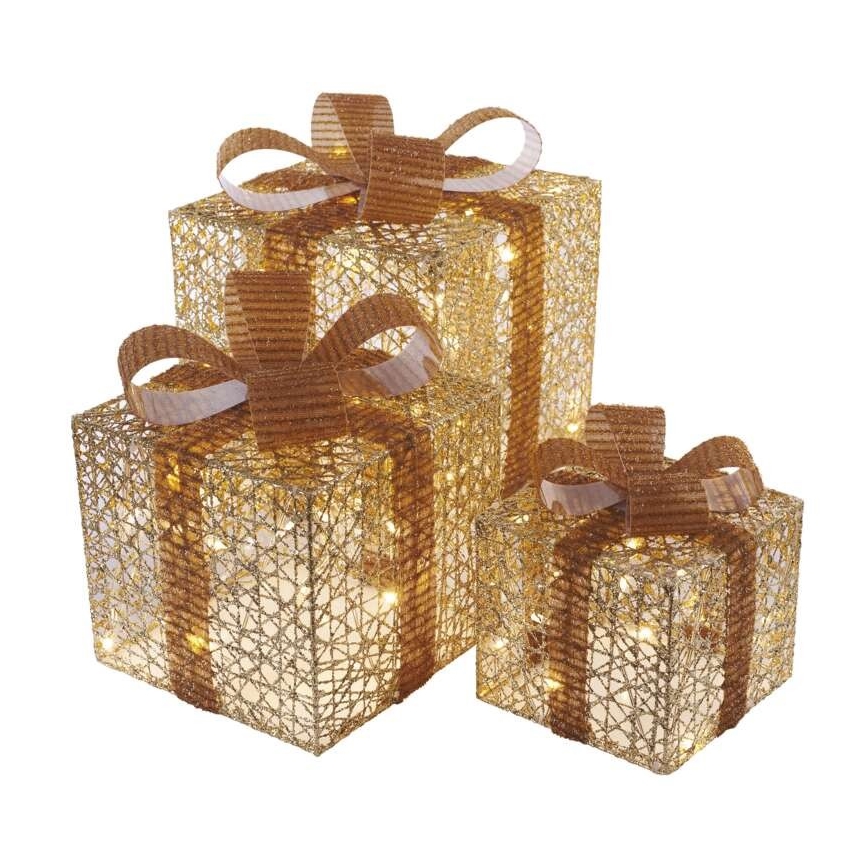 LED Božićna dekoracija 72xLED/1,35W/230V zlatna