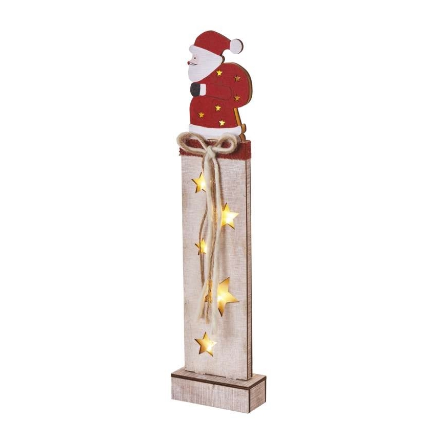 LED Božićna dekoracija 7xLED/2xAA santa