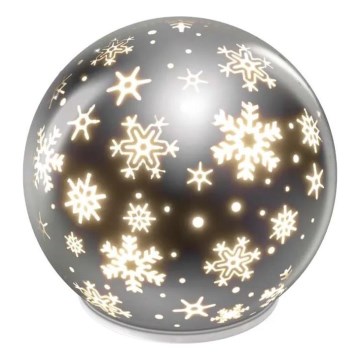 LED božićna dekoracija LED/0,3W/3xAA kugla, promjer 12 cm