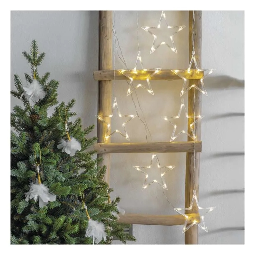 LED Božićna dekoracija LED/0,3W/3xAA kugla promjera 12 cm