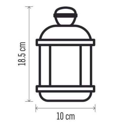 LED Božićna dekoracija LED/1xCR2032 topla bijela