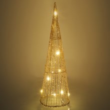 LED Božićna dekoracija LED/2xAA 40 cm stožac
