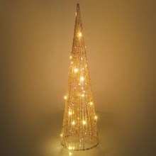 LED Božićna dekoracija LED/2xAA 50 cm stožac