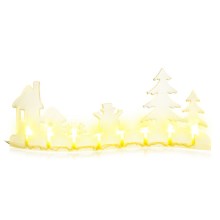 LED Božićna dekoracija LED/2xAA topla bijela