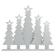 LED Božićna dekoracija LED/2xAAA božićna drvca