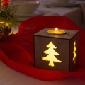 LED Božićna dekoracija LED/2xAAA drvce