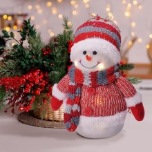 LED Božićna dekoracija LED/3xAA snjegović