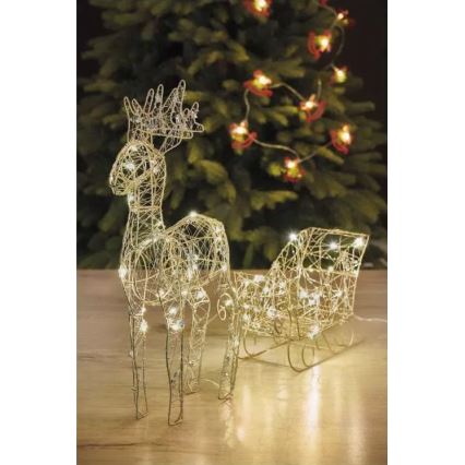 LED Božićna dekoracija LED/3xAA topla bijela