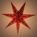 LED Božićna dekoracija LED/3xAA zvijezda crvena