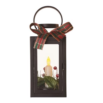 LED božićna dekoracija, napajanje 3x AAA, crna