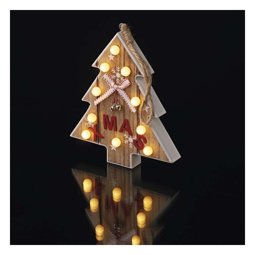 LED Božićna dekoracija XMAS 10xLED/0,6W/2xAAA