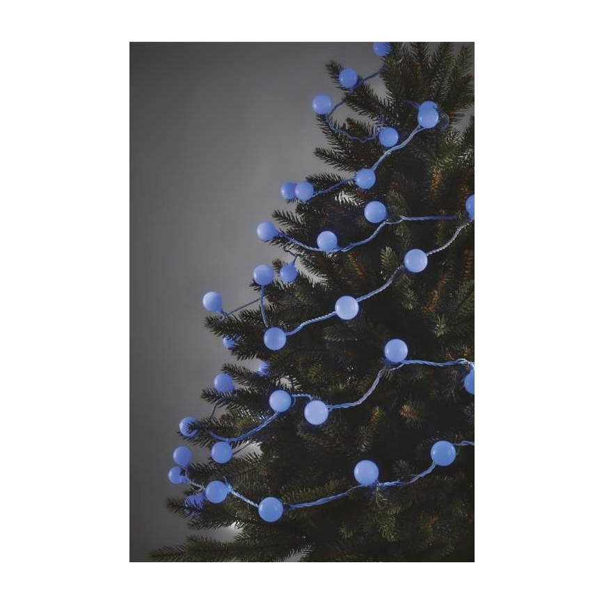 LED božićna vanjska girlanda 40xLED/9m IP44 plava