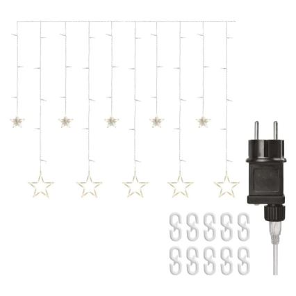 LED božićna zavjesa 115xLED/1,35W 6,85x1,05 m topla bijela