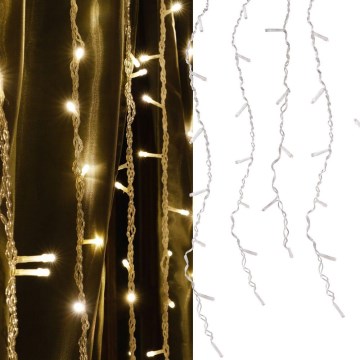LED božićna zavjesa ESTELLA 47xLED/8 funkcija 3,5 m topla bijela