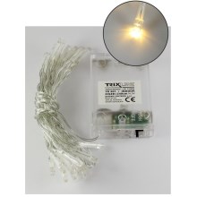 LED Božićne lampice 20xLED/2 funkcije 2,4m topla bijela