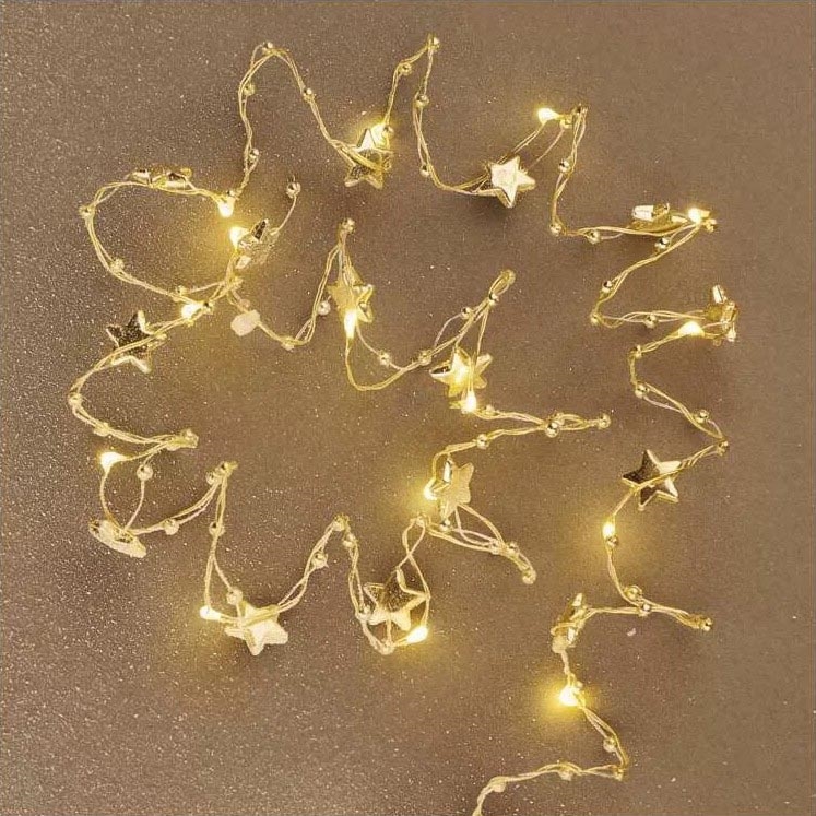 LED Božićne lampice 20xLED/2xAA 2,2 m topla bijela