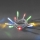 LED Božićne lampice 20xLED/2xAA 3,35m