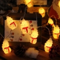 LED Božićne lampice 20xLED/3xAA/topla bijela 3,3m snjegovići